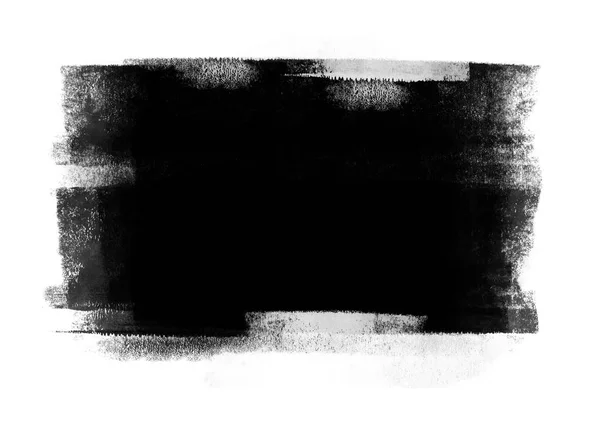 Zwarte Kleur Grafische Patches Grafische Penseel Streken Effect Achtergrond Ontwerpen — Stockfoto