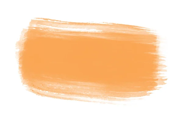 Colore Arancione Grafica Patch Grafica Pennellate Effetto Sfondo Disegni Elemento — Foto Stock
