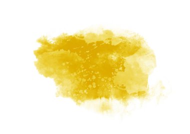 Sarı renk grafik yamalar grafik fırça darbeleri etkisi arka plan tasarımlar öğesi 