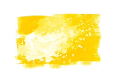 Sarı renk grafik yamalar grafik fırça darbeleri etkisi arka plan tasarımlar öğesi 