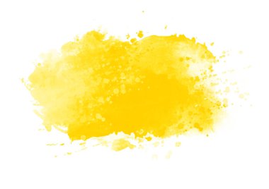 Sarı renk grafik yamalar grafik fırça darbeleri etkisi arka plan tasarımlar öğesi 