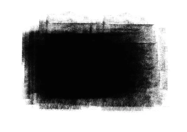 Schwarze Farbe Grafische Patches Grafische Pinselstriche Effekt Hintergrunddesigns Element — Stockfoto