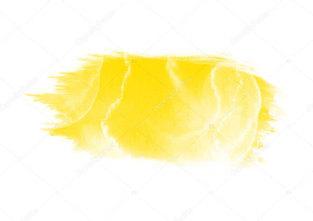 Yellow color graphic patches graphic brush strokes effect background designs element 