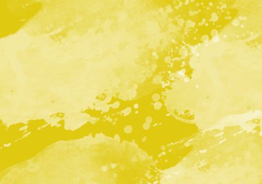 Sarı renk grafik yamalar fırça darbeleri etkisi arka plan tasarımlar öğesi 