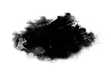 Siyah grafik renk yamaları fırça darbeleri arka plan tasarım ögesini etkiler 