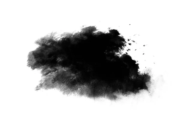 Siyah grafik renk yamaları fırça darbeleri arka plan tasarım ögesini etkiler 