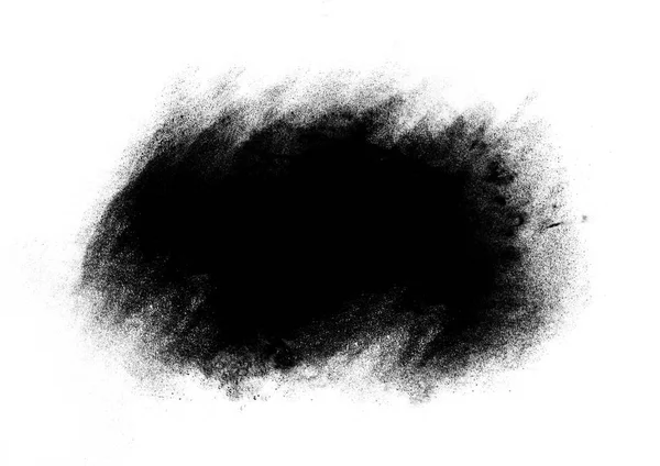 Colore Grafico Nero Patch Pennellate Effetto Sfondo Disegni Elemento — Foto Stock