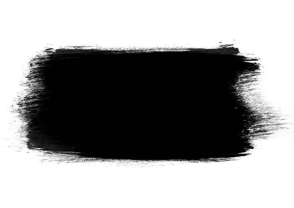 Black Graphic Color Patches Brush Strokes Effect Background Designs Element — Stock Photo, Image