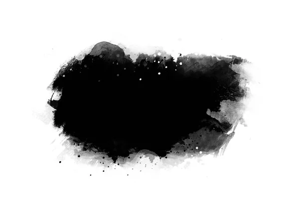 Siyah grafik renk yamaları fırça darbeleri arka plan tasarım ögesini etkiler 