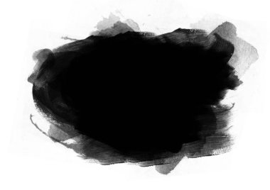 Siyah grafik renk yamaları fırça darbeleri arka plan tasarım ögesini etkiler 