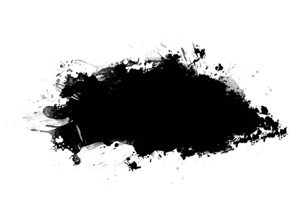 Siyah grafik renk yamaları fırça darbeleri arka plan tasarım ögesini etkiler 