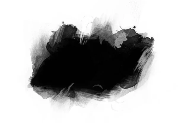 Siyah grafik renk yamaları fırça darbeleri arka plan tasarım ögesini etkiler 