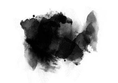 Siyah grafik renk yamaları fırça darbeleri arka plan tasarım ögesini etkiler 
