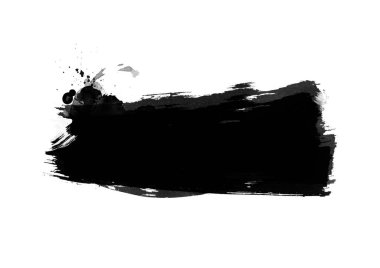 Siyah grafik renk yamaları fırça darbeleri arka plan tasarım ögesini etkiler 