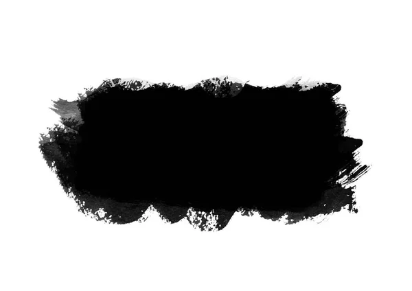 Color Gráfico Negro Parches Pinceladas Efecto Fondo Diseños Elemento — Foto de Stock
