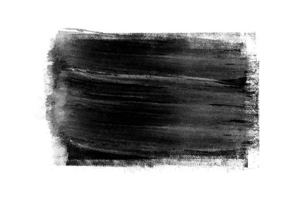 Zwarte Grafische Kleurvlekken Penseelstreken Effect Achtergrond Ontwerpen Element — Stockfoto