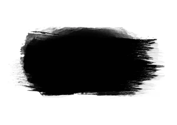 Black Graphic Color Patches Brush Strokes Effect Background Designs Element — Stock Photo, Image