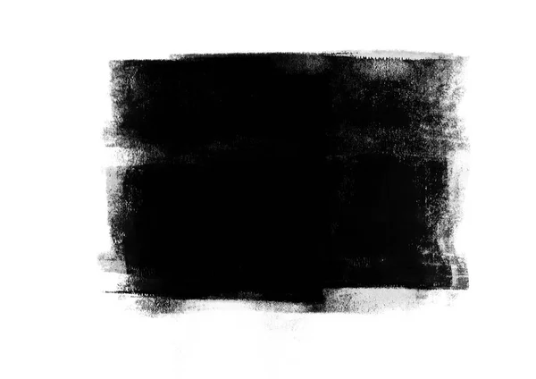 Colore Grafico Nero Patch Pennellate Effetto Sfondo Disegni Elemento — Foto Stock