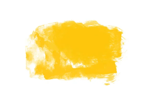 Couleur Graphique Jaune Patchs Pinceau Coups Effet Fond Dessins Élément — Photo