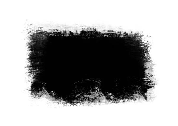 Black Graphic Color Patches Brush Strokes Effect Background Designs Element — Stock Photo, Image