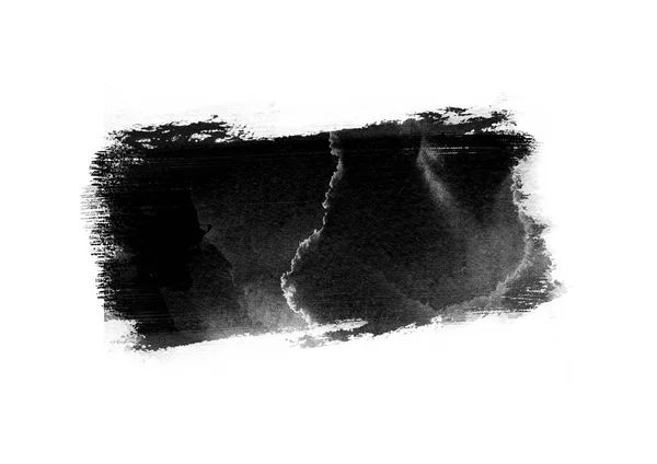 Negru Grafic Patch Uri Culoare Perie Accident Vascular Cerebral Efect — Fotografie, imagine de stoc