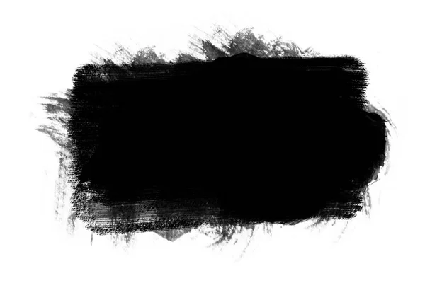 Black Graphic Color Patches Brush Strokes Effect Background Designs Element — Stock Photo, Image