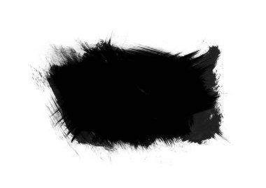 Siyah grafik renk yamaları fırça darbeleri arka plan tasarım ögesini etkiler 