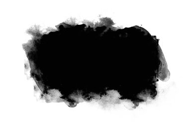 Siyah grafik renk yamaları fırça darbeleri arka plan tasarım ögesini etkiler 