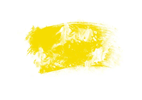 Parches Color Gráfico Amarillo Pinceladas Efecto Fondo Diseños Elemento — Foto de Stock