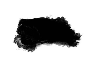 Siyah grafik renk yamaları fırça darbeleri arka plan tasarım ögesini etkiler