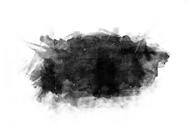 Siyah grafik renk yamaları fırça darbeleri arka plan tasarım ögesini etkiler