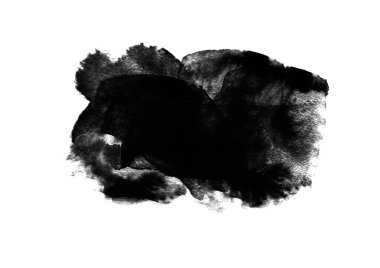 Siyah grafik renk yamaları fırça darbeleri arka plan tasarım ögesini etkiler