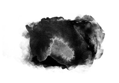 Siyah grafik renk yamaları fırça darbeleri arka plan tasarım ögesini etkiler