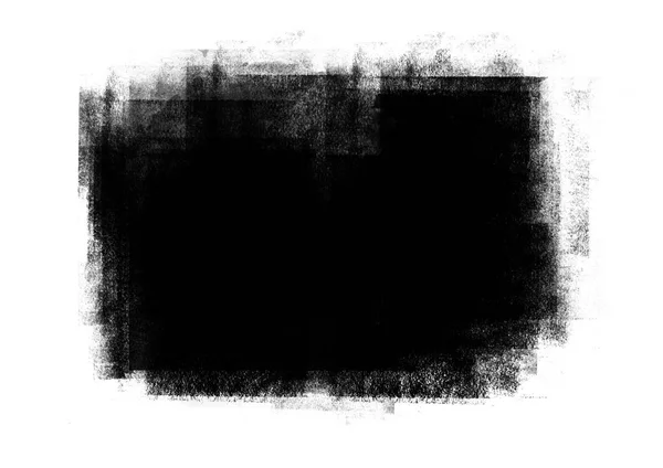 Colore Grafico Nero Patch Pennellate Effetto Sfondo Disegni Elemento — Foto Stock