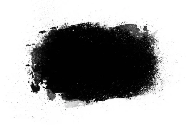 Negru Grafic Patch Uri Culoare Perie Accident Vascular Cerebral Efect — Fotografie, imagine de stoc