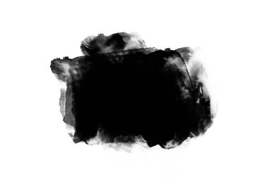 Siyah grafik renk yamaları fırça darbeleri arka plan tasarım ögesini etkiler