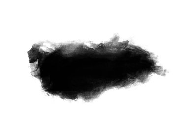 Siyah grafik renk yamaları fırça darbeleri arka plan tasarım ögesini etkiler