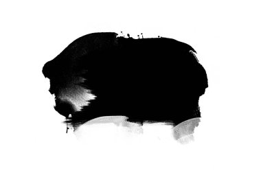 Siyah grafik renk yamaları fırça darbeleri arka plan tasarım ögesini etkiler 