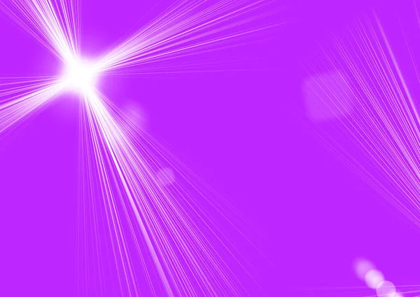 紫色の背景に影響を与える白いグラフィックカラーライン — ストック写真