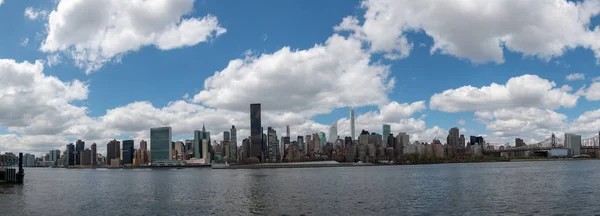 New York Sky Line Photo Prise Coucher Soleil — Photo