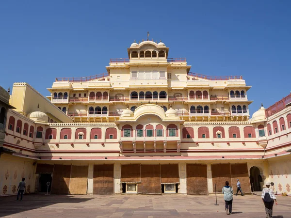 Agra India Septiembre 2018 Escenas Amber Fort Donde Los Turistas — Foto de Stock