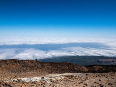 Los Roques volkanik manzara ve El Teide