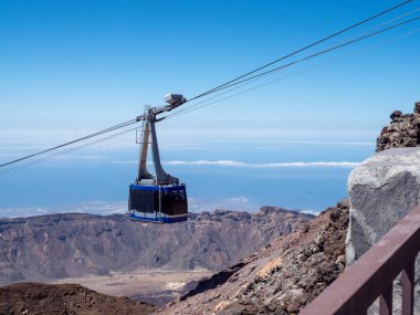 Los Roques volkanik manzara ve El Teide