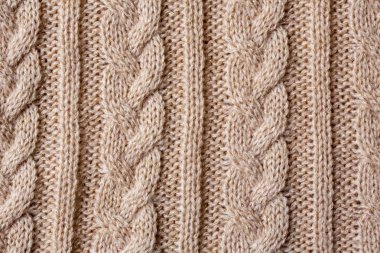 pembe bej kablo yün arka plan örgü dikiş