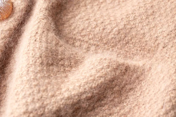 Rosa beige patrón puntada de punto de lana fondo . — Foto de Stock