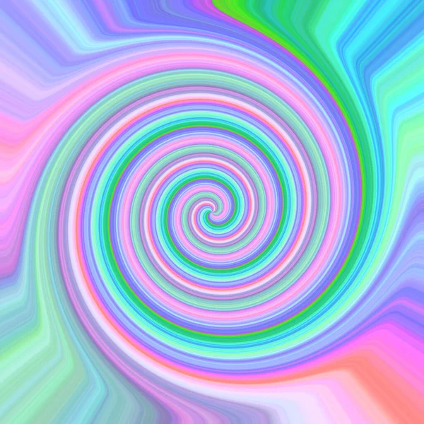 Rainbow Color Spiral Fabric Isolated Pattern Abstract Background Pink Blue — стоковое фото
