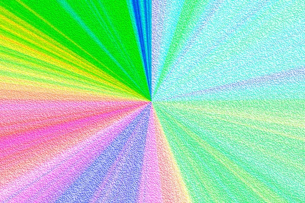 Сходящиеся Линии Красочные Излучения Яркий Радужный Спектр Цветов Радиальных Сходящихся — стоковое фото