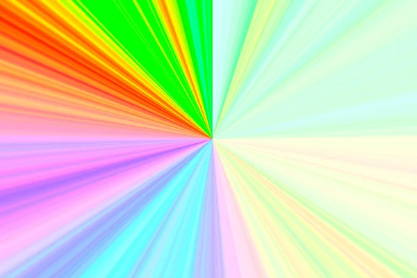 Сходящиеся Линии Красочные Излучения Яркий Радужный Спектр Цветов Радиальных Сходящихся — стоковое фото