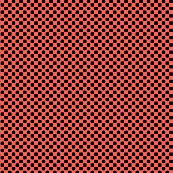 Dark Orange Black Polka Dots Pattern Background Copy Space — Stock Photo, Image