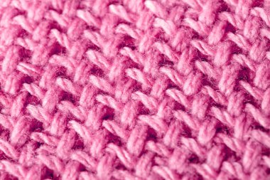 Pamuk ya da yün kaplamalı pembe desenli kumaşın arkaplan dokusu